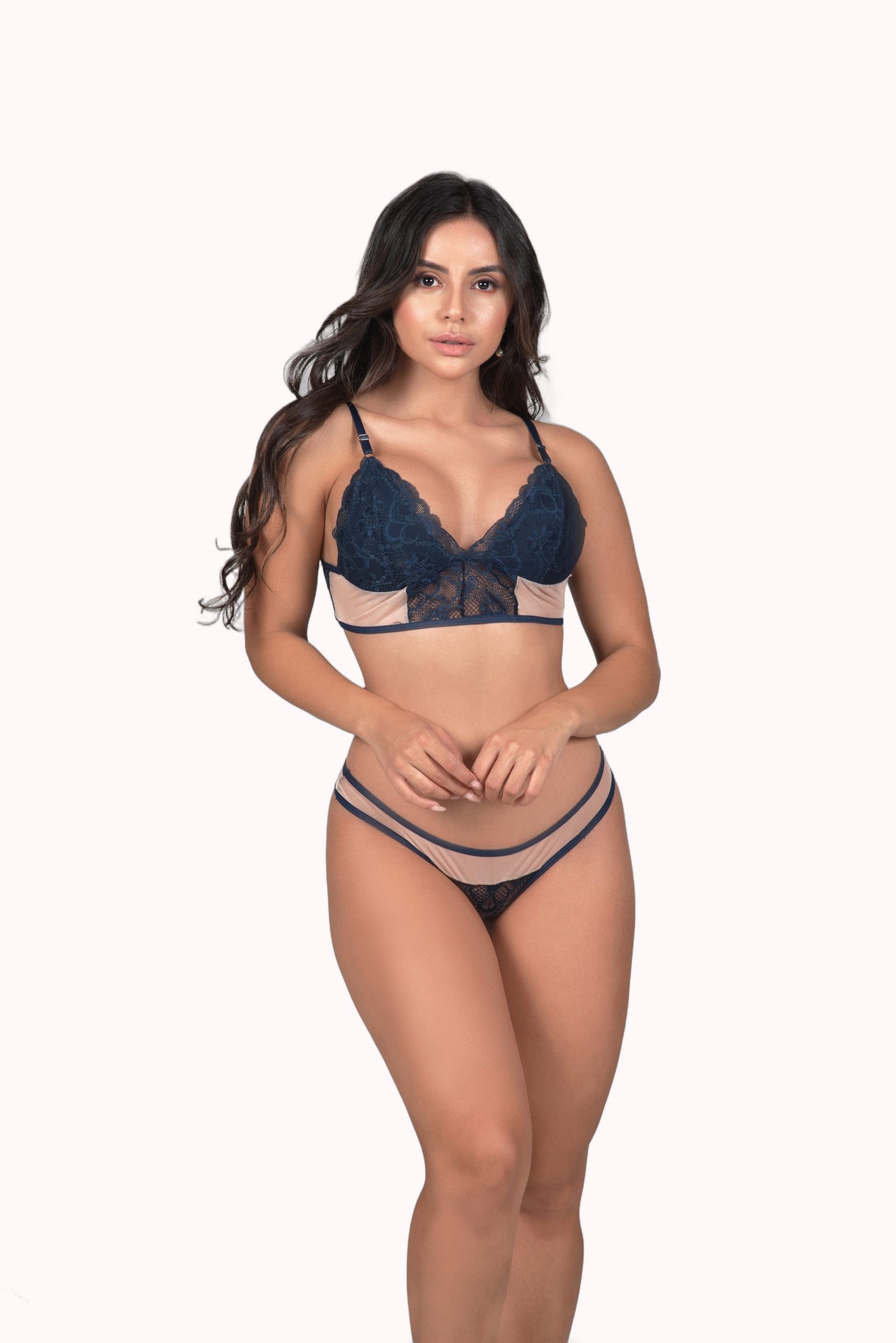 Lingerie sem bojo com renda e tule – Doce Malícia - Imagem 3