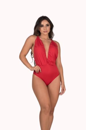 Body decotado em microfibra – Doce Malícia