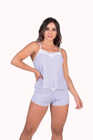 Baby Doll em liganete estampado – Doce Malícia
