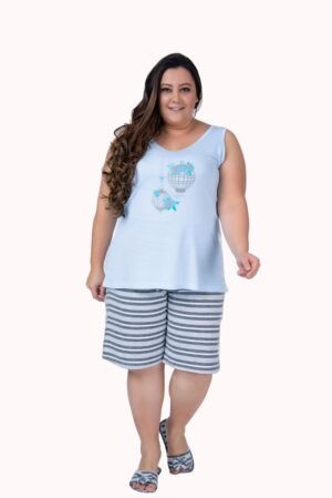 Bermudoll plus size estilo regata – Doce Malícia