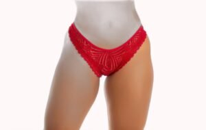 Calcinha sexy em renda com elástico nas pernas – Doce Malícia