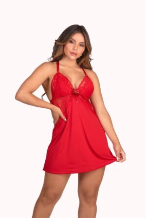 Camisola sensual com renda – Doce Malícia