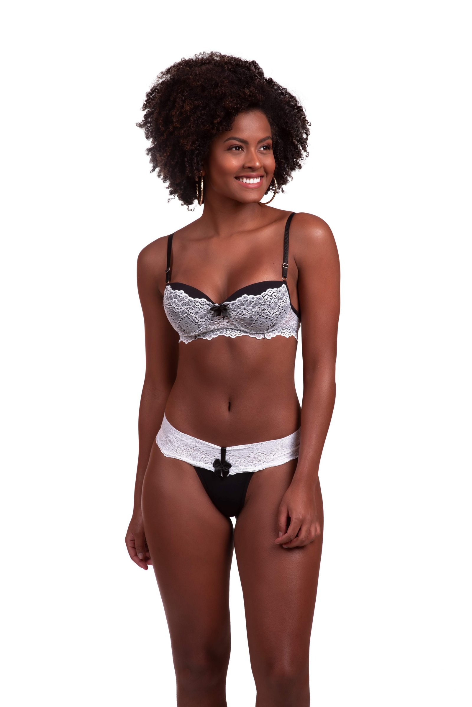 Conjunto em renda bicolor – Doce Malícia - Imagem 19