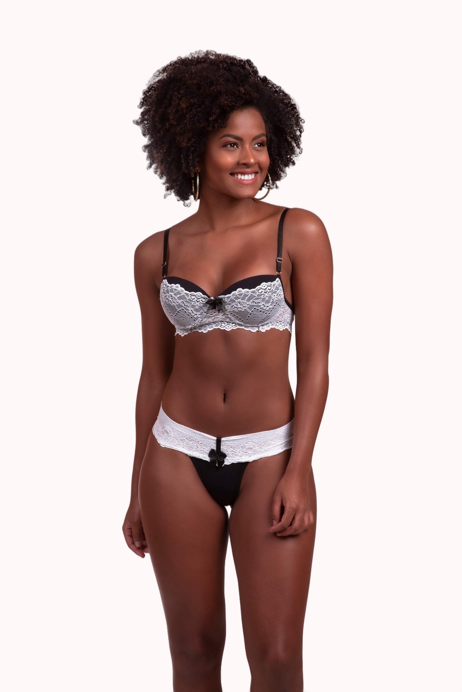 Conjunto em renda bicolor – Doce Malícia - Imagem 9