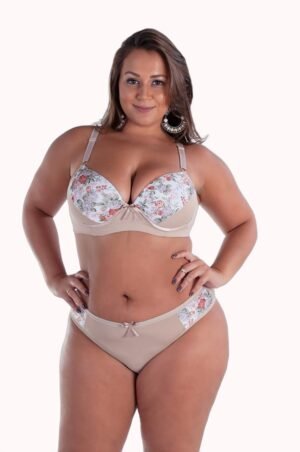 Conjunto de bojo plus size em microfibra – Doce Malícia