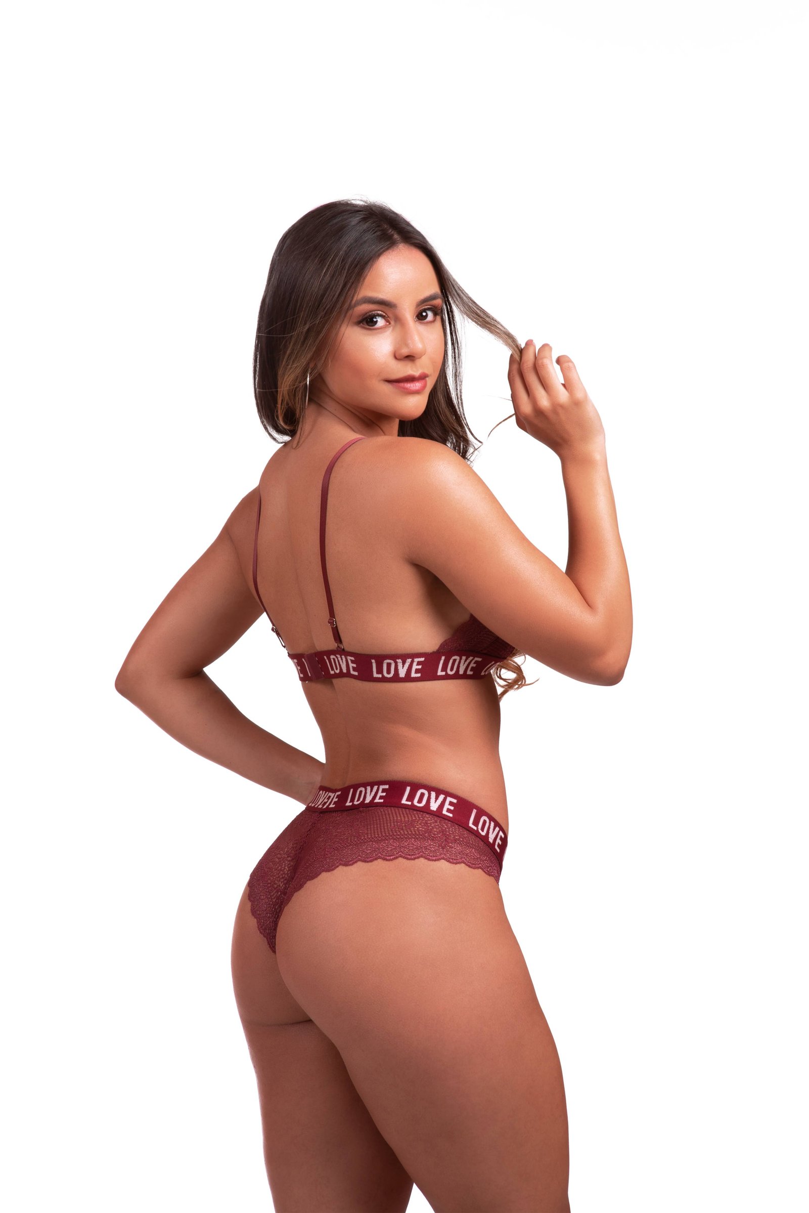 Conjunto de renda com elástico bordado – Doce Malícia - Imagem 8