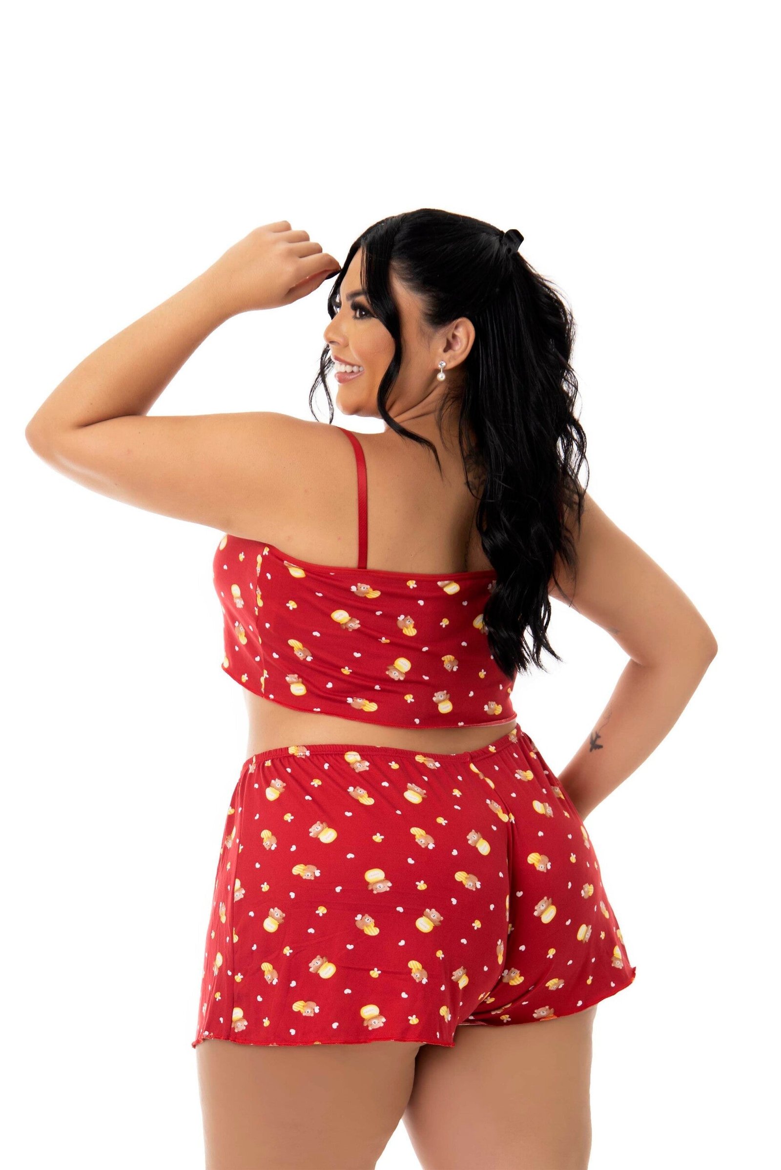 Baby Doll em Suede Estampado Plus Size – Doce Malícia - Imagem 18
