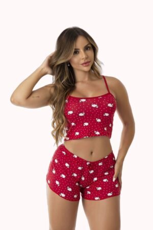 Baby Doll em Suede Estampado – Doce Malícia