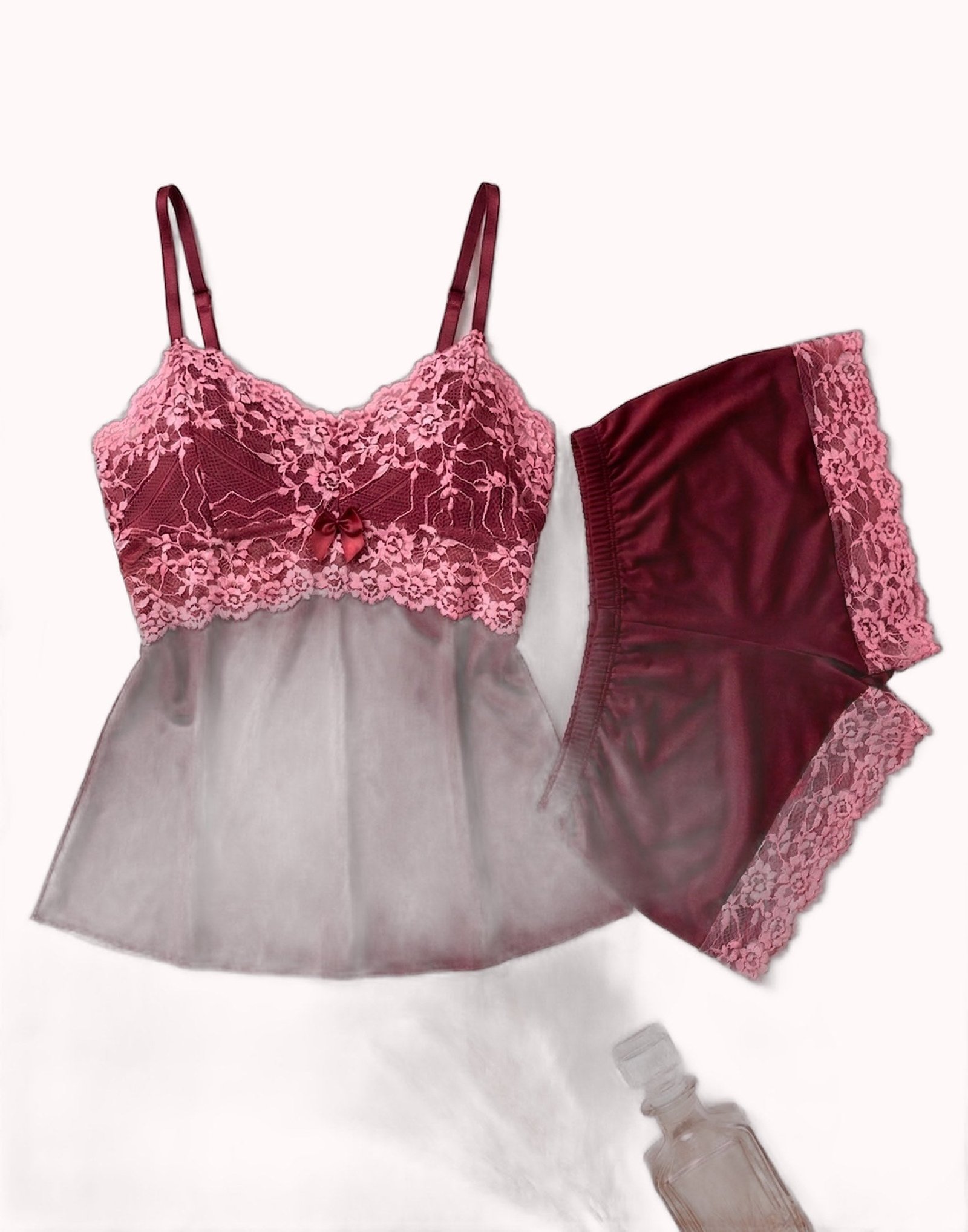 Baby Doll com Renda Bicolor – Doce Malícia - Imagem 12
