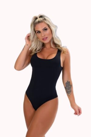 Body preto feminino versátil – Doce Malícia