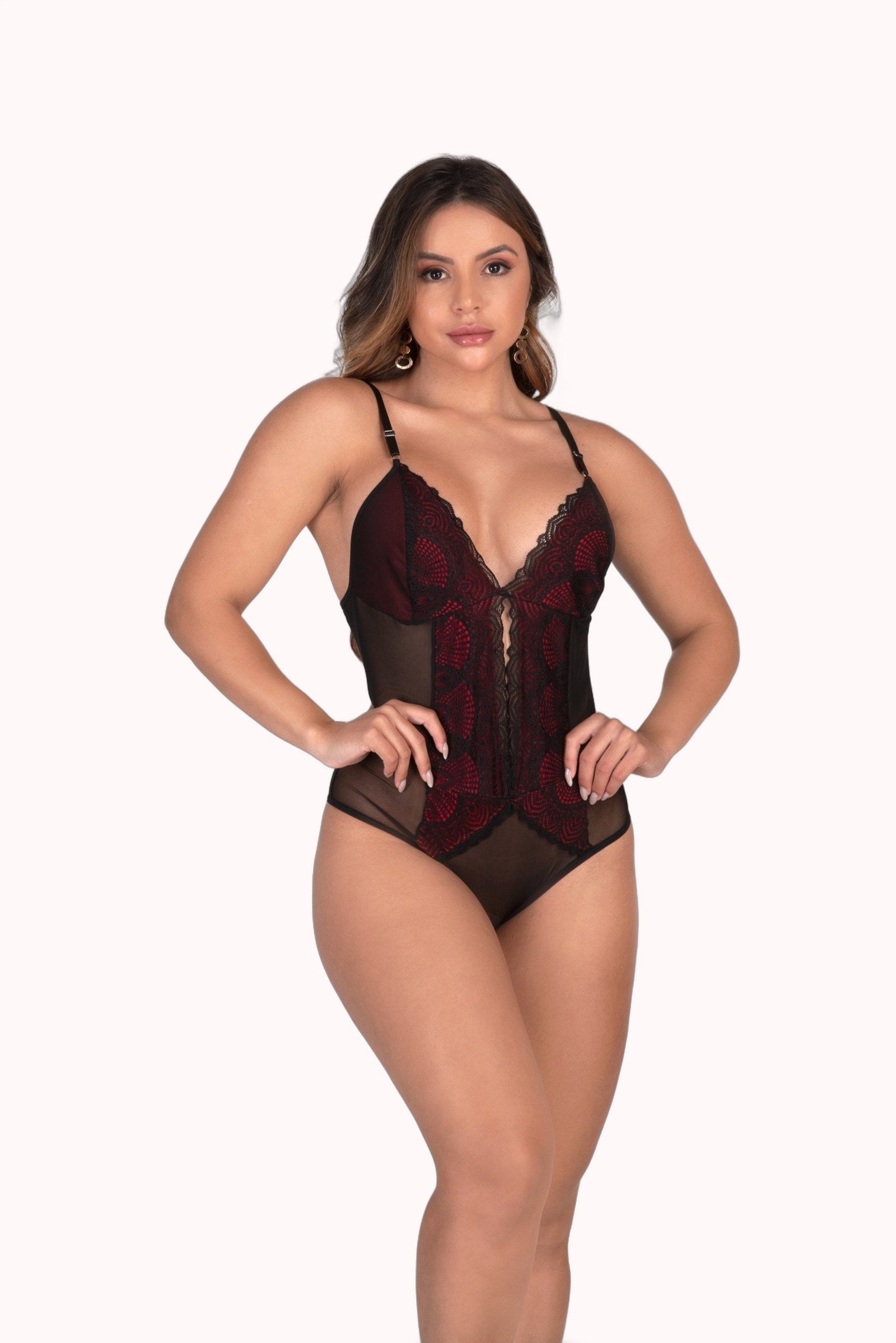 Body sensual em tule e renda – Doce Malícia