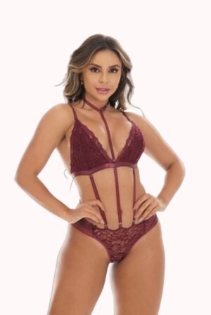 Body sexy com gargantilha – Doce Malícia