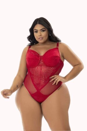 Body Sexy com Renda Plus Size – Doce Malícia