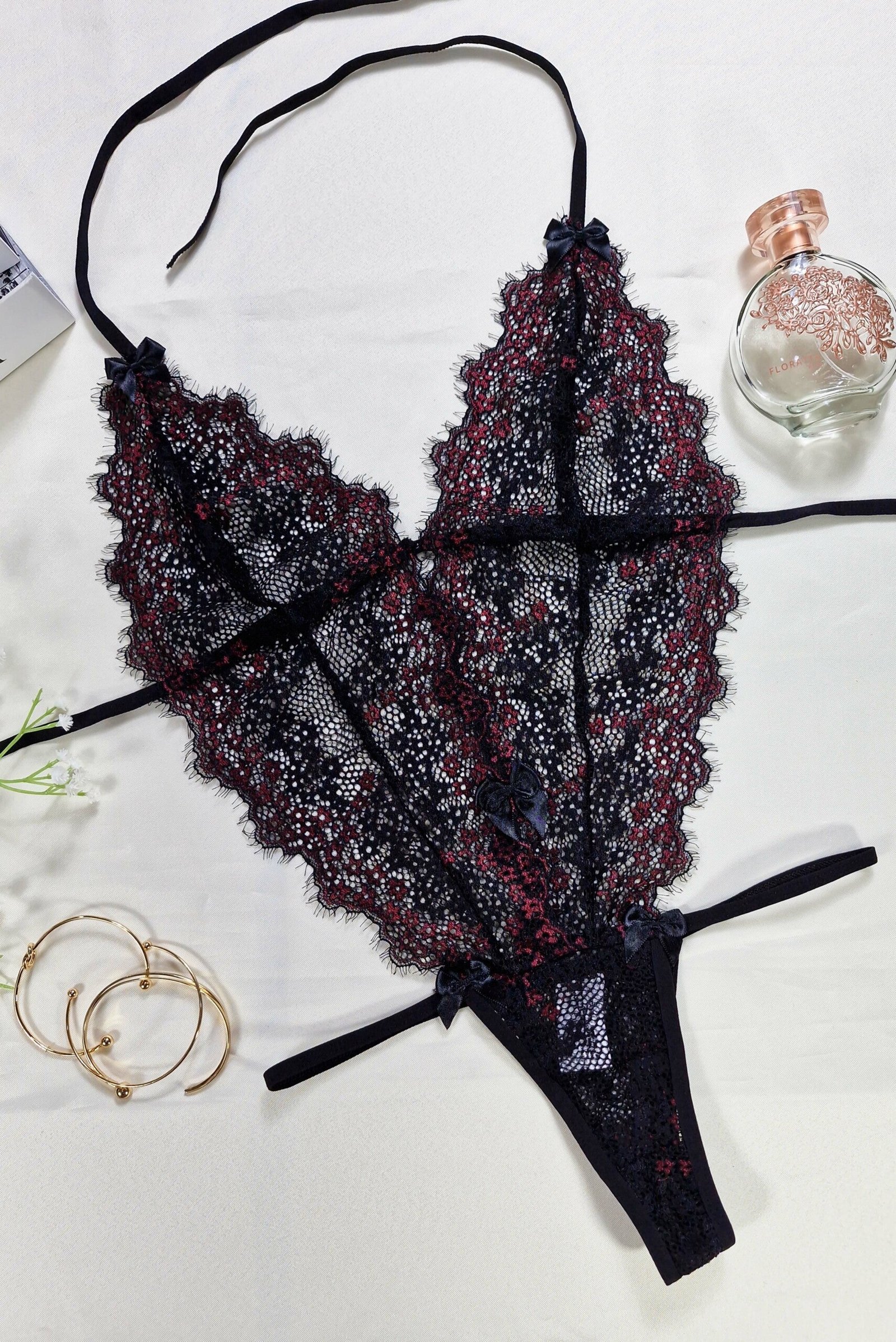 Body sexy em renda chantilly – Doce Malícia - Imagem 19