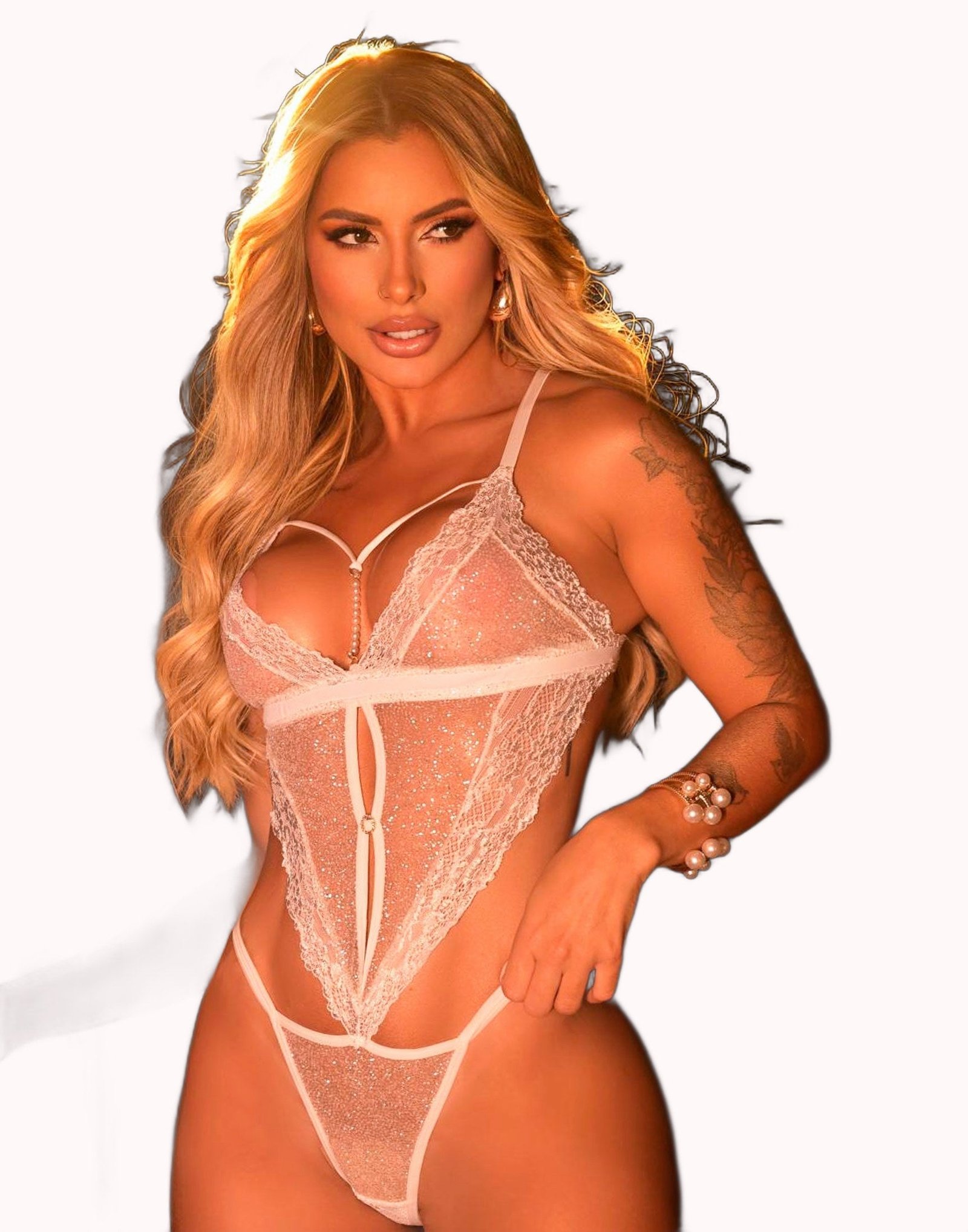 Body Sexy em Tule Diamante – Doce Malícia - Imagem 3