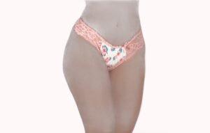 Calcinha estampada com aviamento cerejeira – Doce Malícia