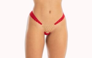 Calcinha Fio Dental de Strass – Doce Malícia