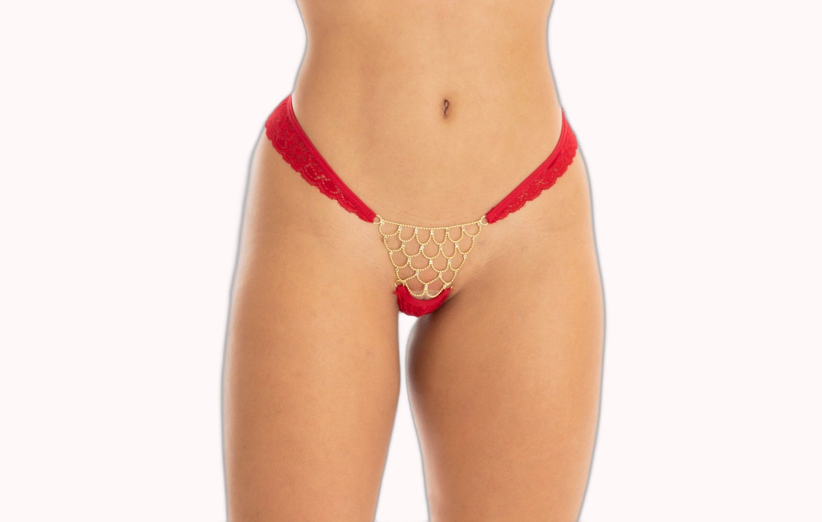 Calcinha Fio Dental de Strass – Doce Malícia