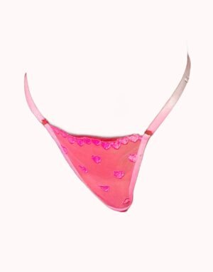 Calcinha Sensual em Tule Coração com Regulagem – Doce Malícia