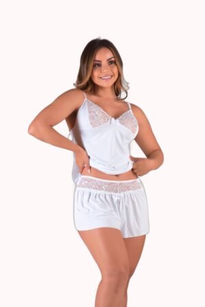 Camisete em renda e microfibra – Doce Malícia