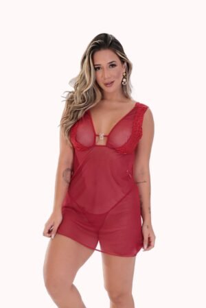 Camisola sensual com calcinha – Doce Malícia