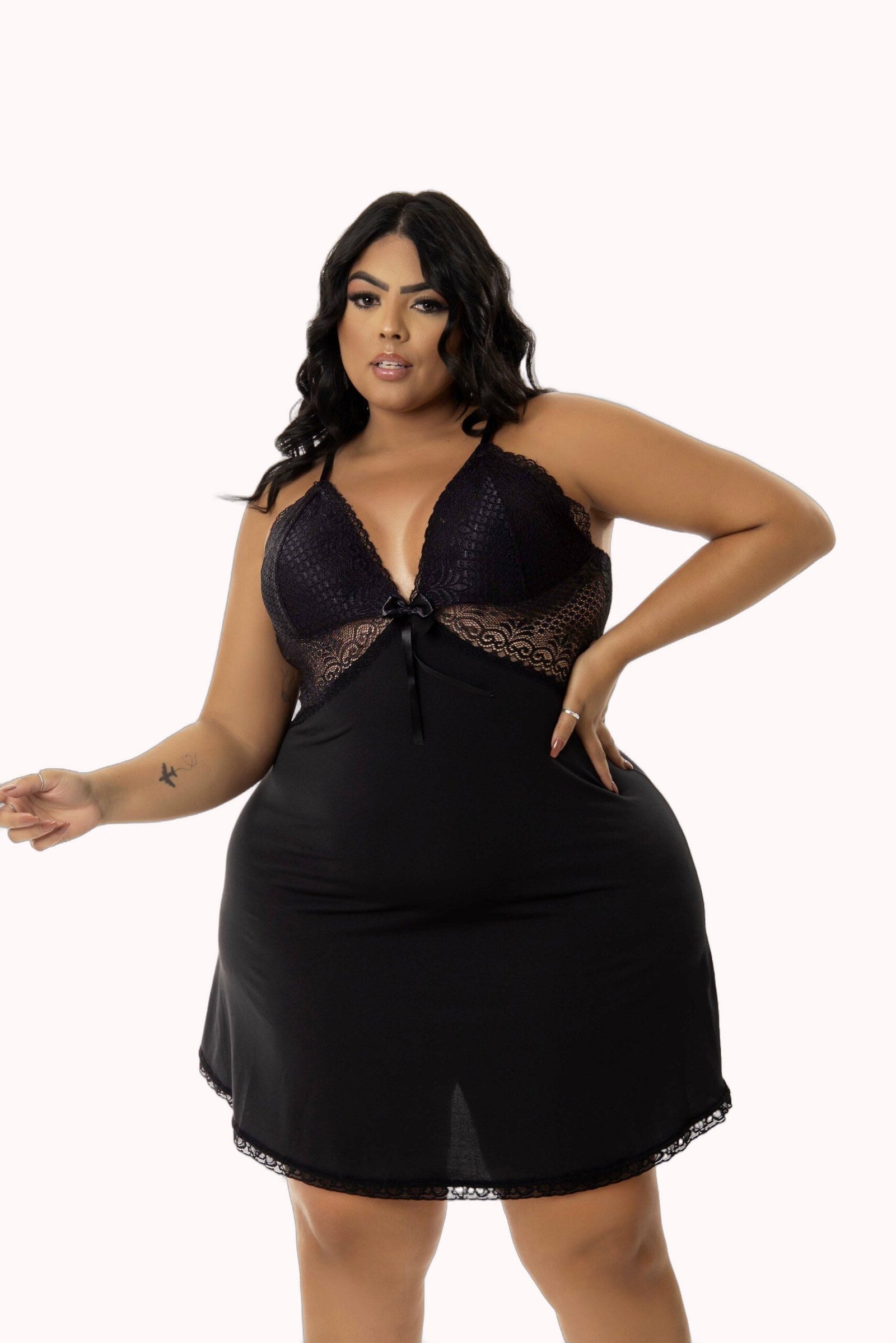 Camisola Plus Size Sexy – Doce Malícia - Imagem 7