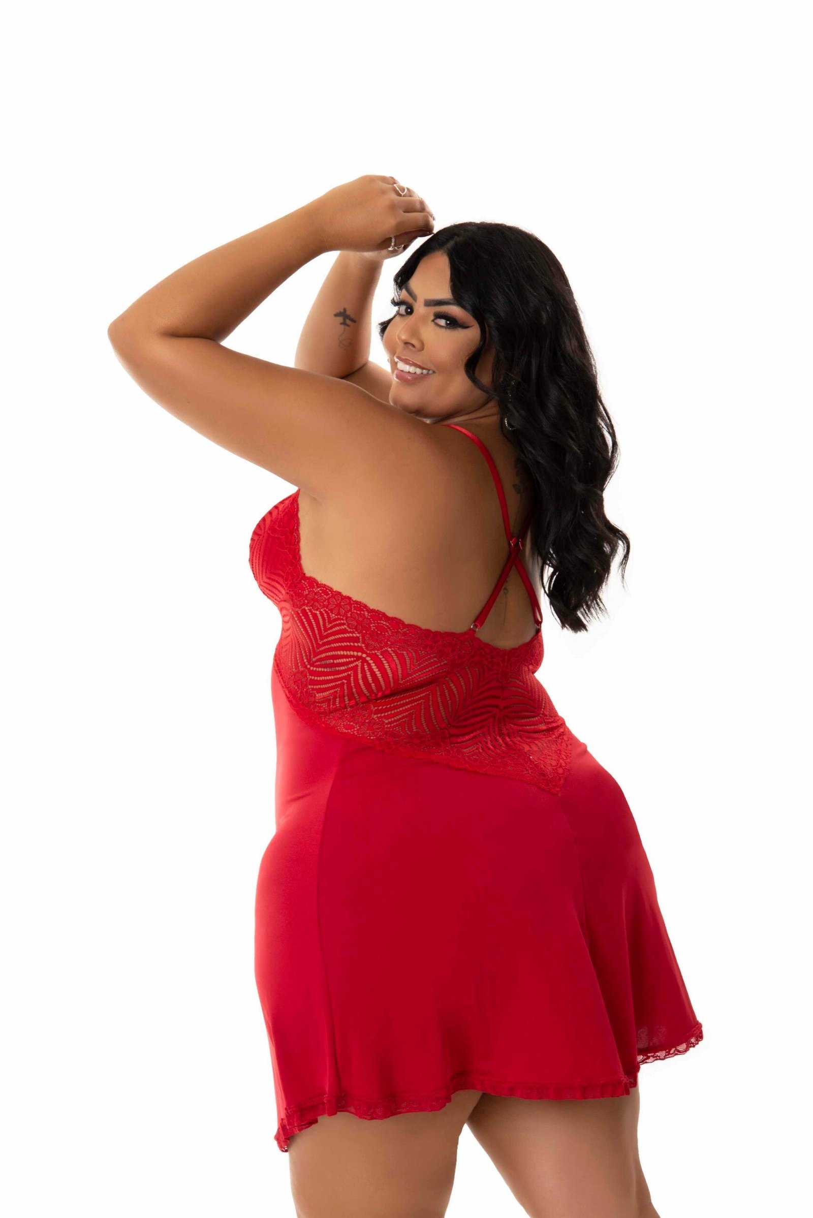 Camisola Plus Size Sexy – Doce Malícia - Imagem 12