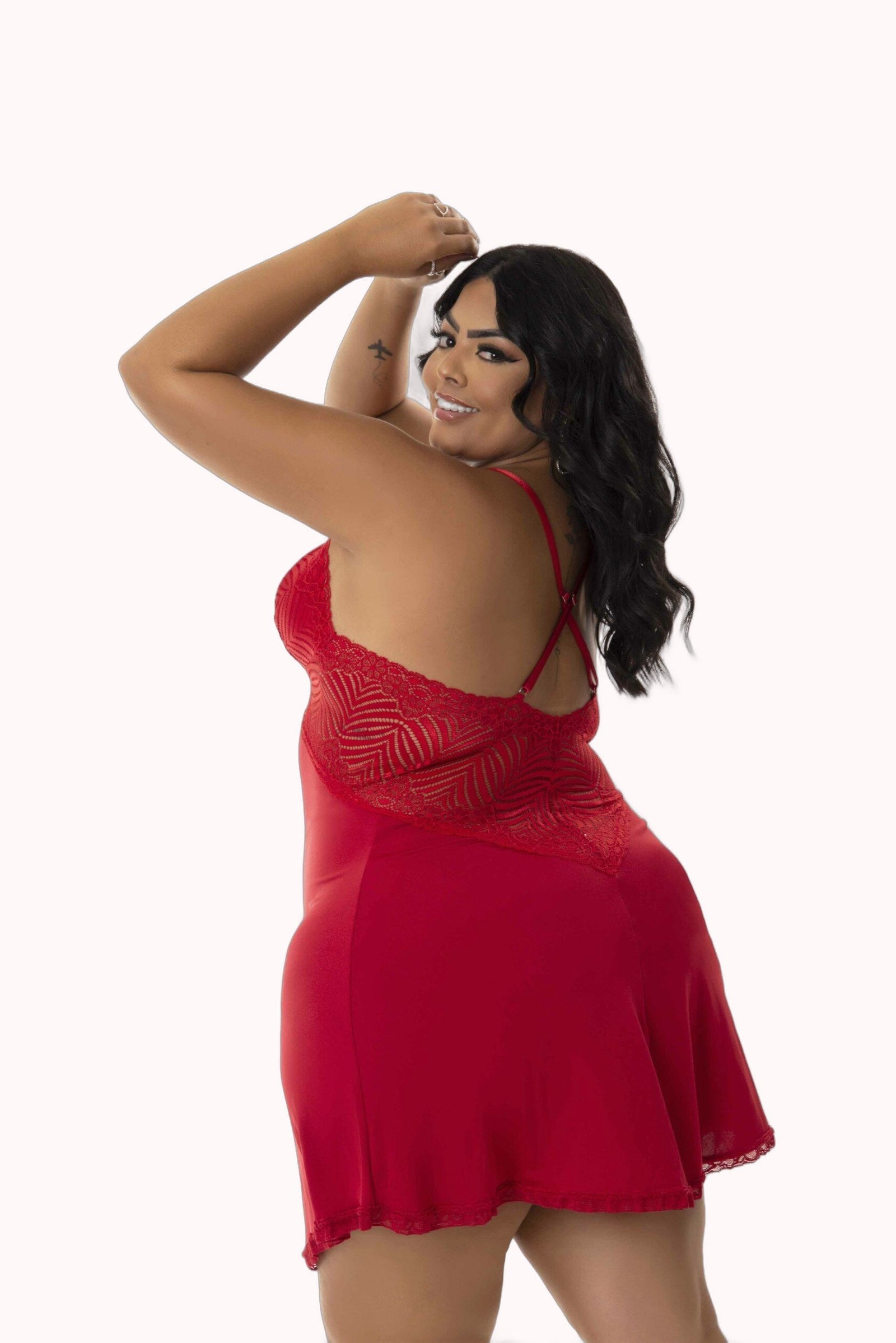 Camisola Plus Size Sexy – Doce Malícia - Imagem 4