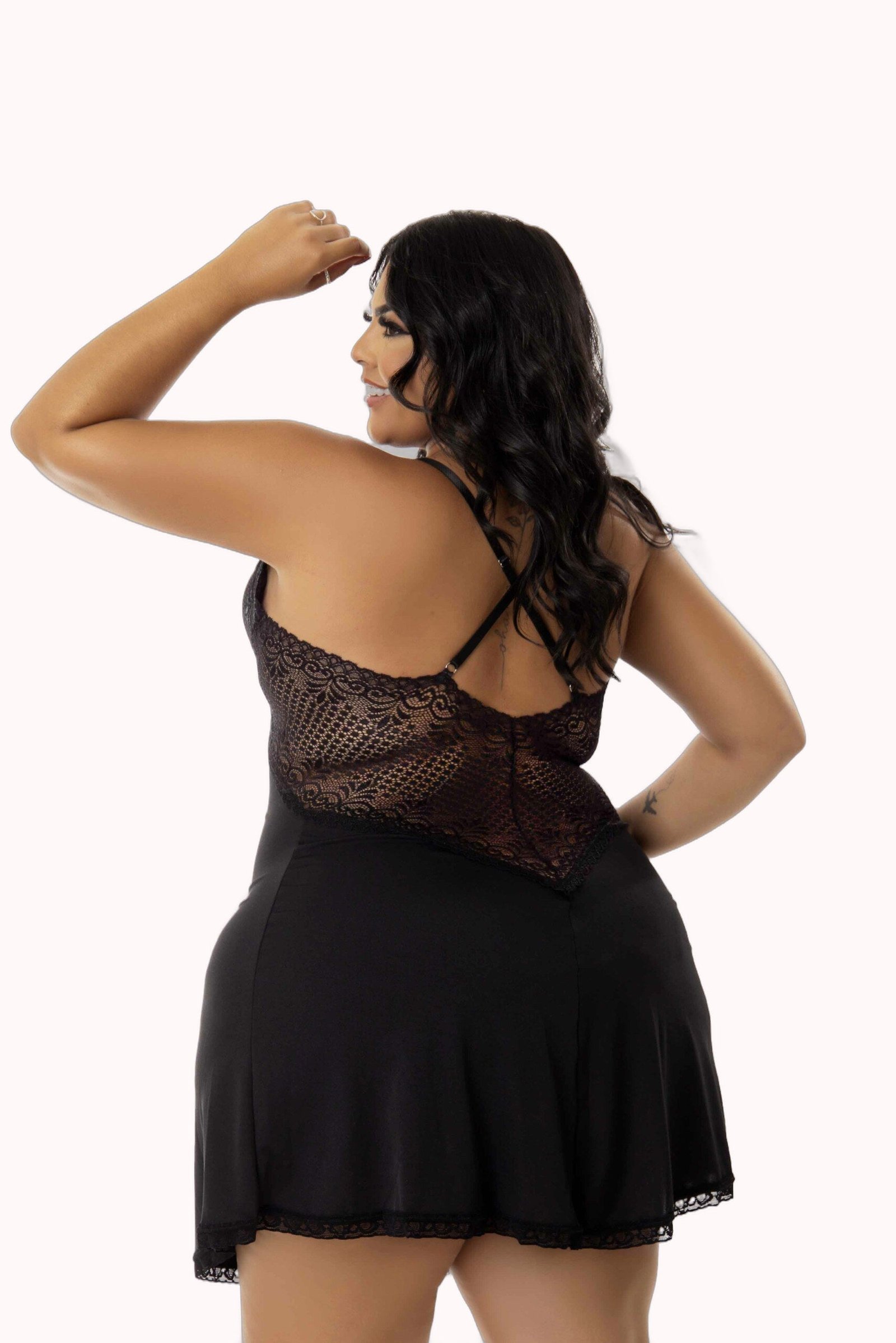 Camisola Plus Size Sexy – Doce Malícia - Imagem 8