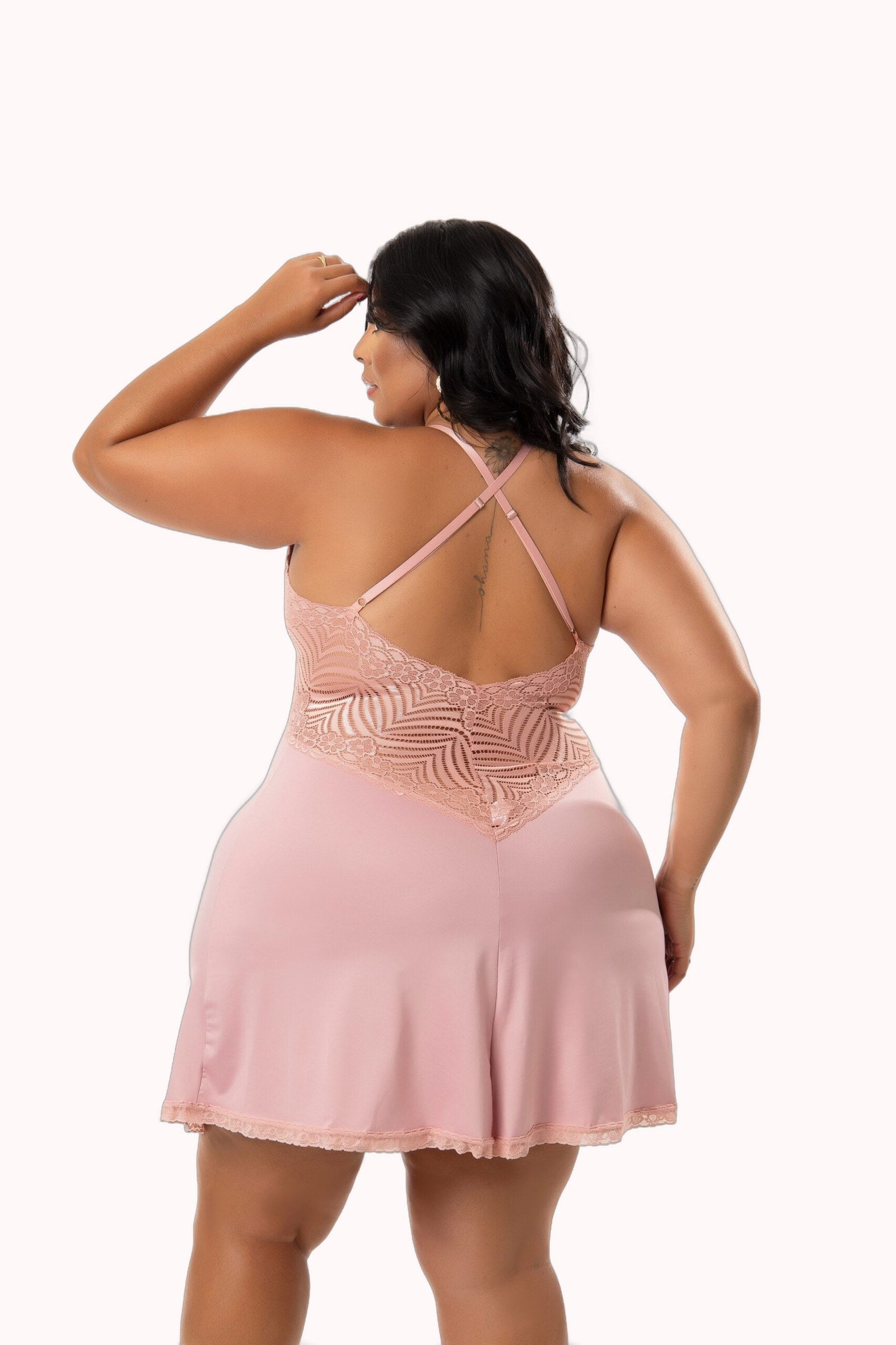 Camisola Plus Size Sexy – Doce Malícia - Imagem 2
