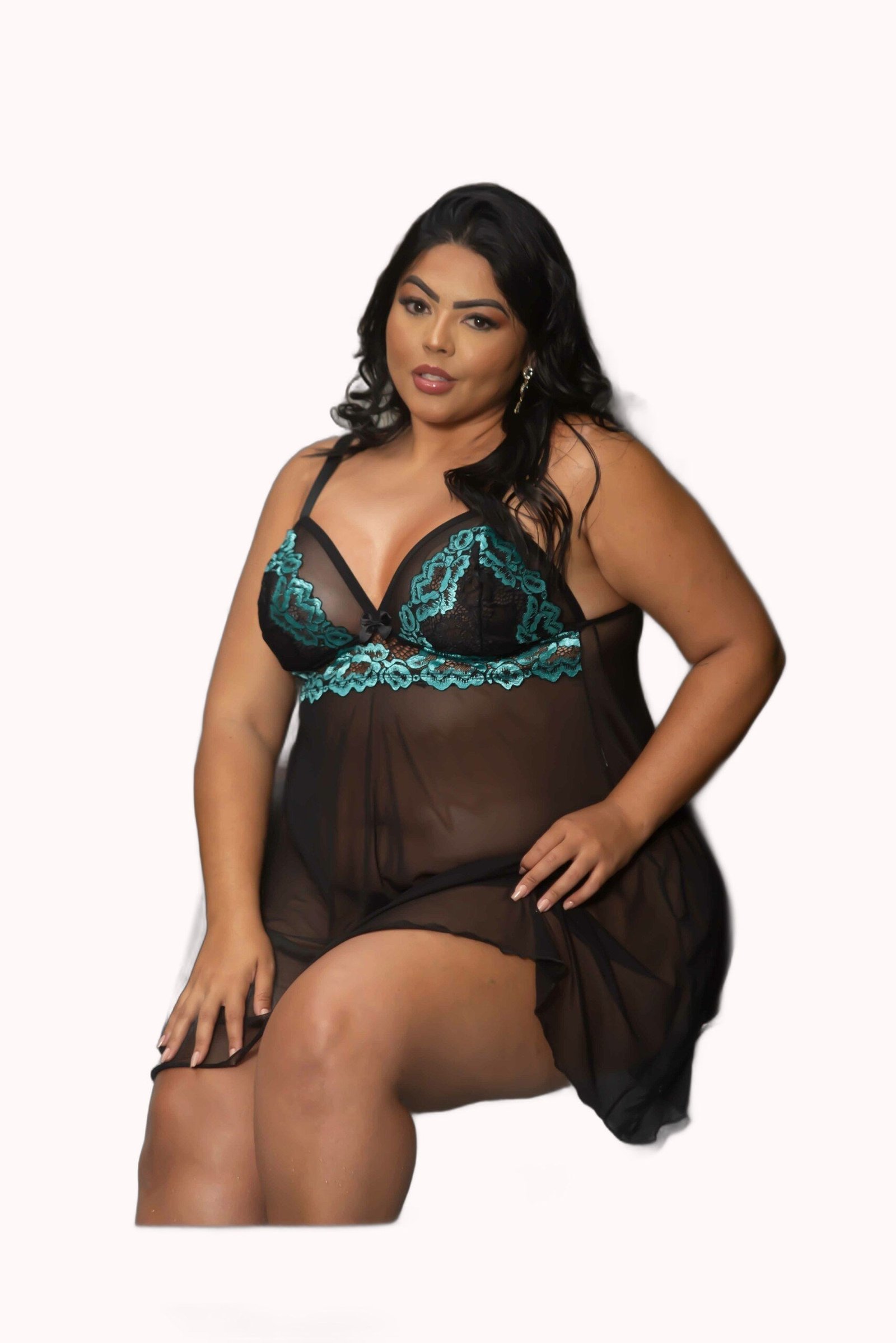Camisola Sensual em Tule Plus Size – Doce Malícia - Imagem 14