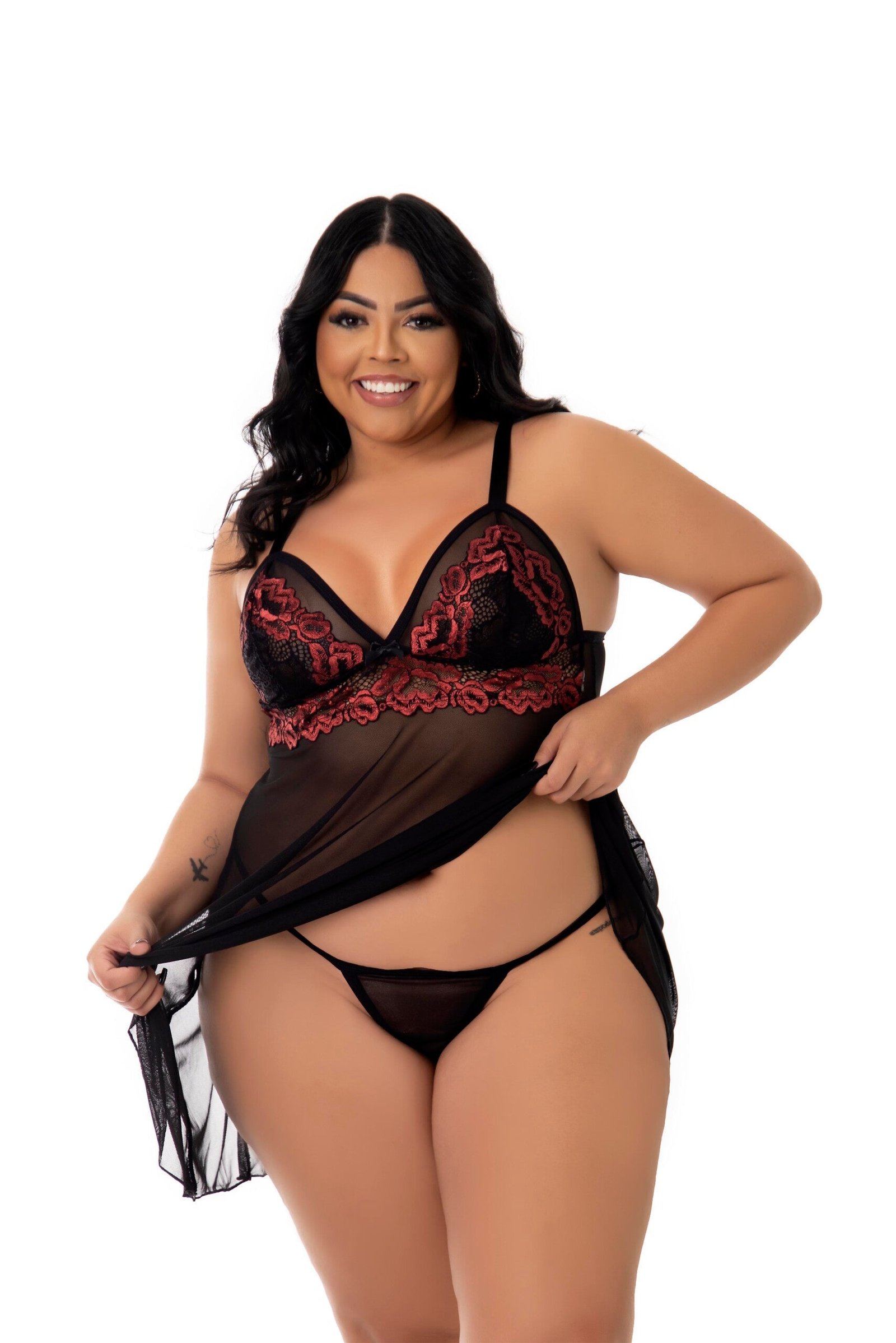 Camisola Sensual em Tule Plus Size – Doce Malícia - Imagem 20