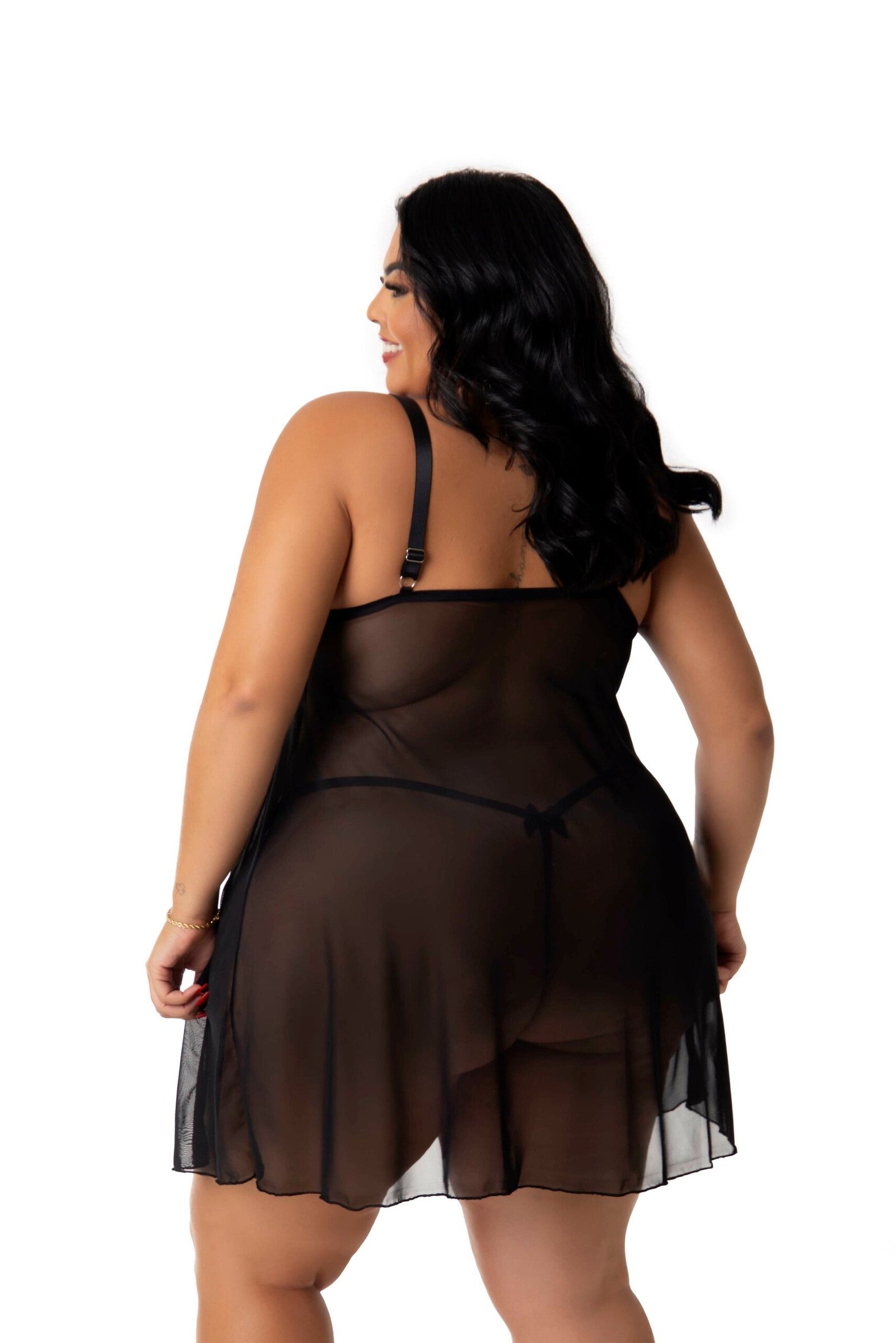 Camisola Sensual em Tule Plus Size – Doce Malícia - Imagem 28