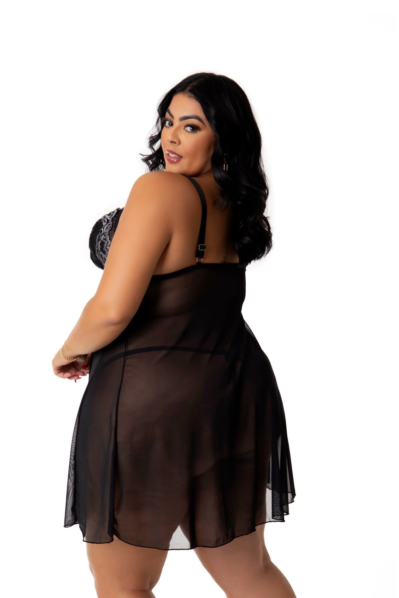 Camisola Sensual em Tule Plus Size – Doce Malícia - Imagem 26