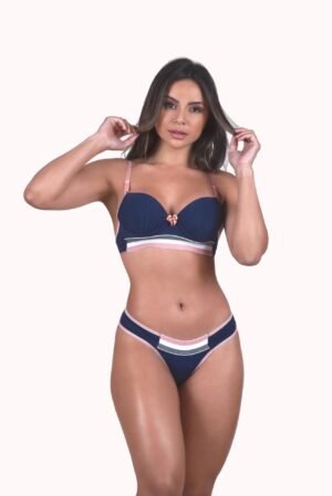 Conjunto de bojo com elástico na pala – Doce Malícia