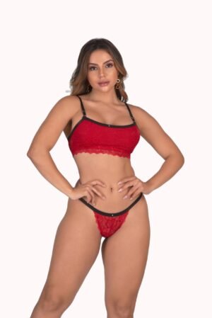 Conjunto sem bojo com elástico conforto – Doce Malícia