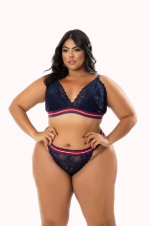 Conjunto de renda Plus Size – Doce Malícia