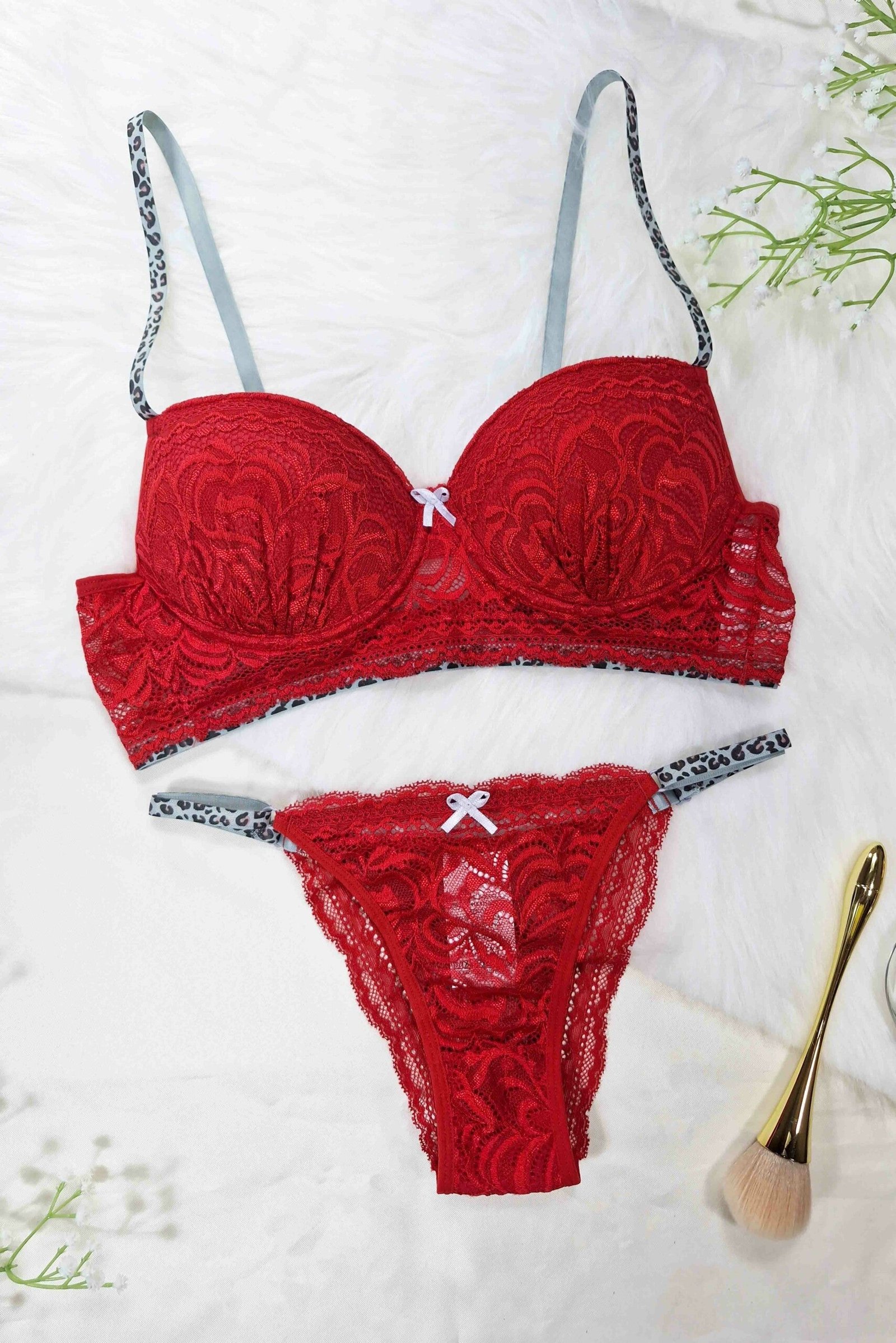 Conjunto de Bojo com Renda e Alça Animal Print – Doce Malícia - Imagem 12
