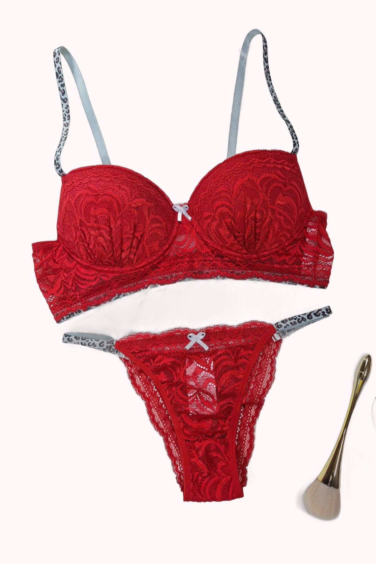 Conjunto de Bojo com Renda e Alça Animal Print – Doce Malícia - Imagem 5