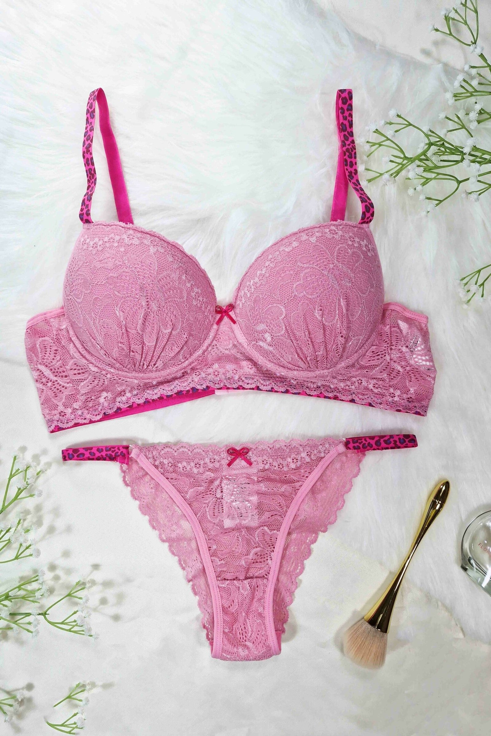 Conjunto de Bojo com Renda e Alça Animal Print – Doce Malícia - Imagem 11