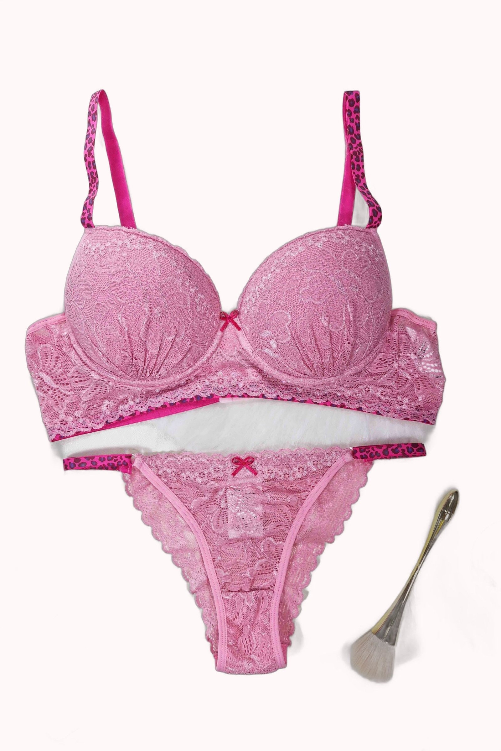Conjunto de Bojo com Renda e Alça Animal Print – Doce Malícia - Imagem 4