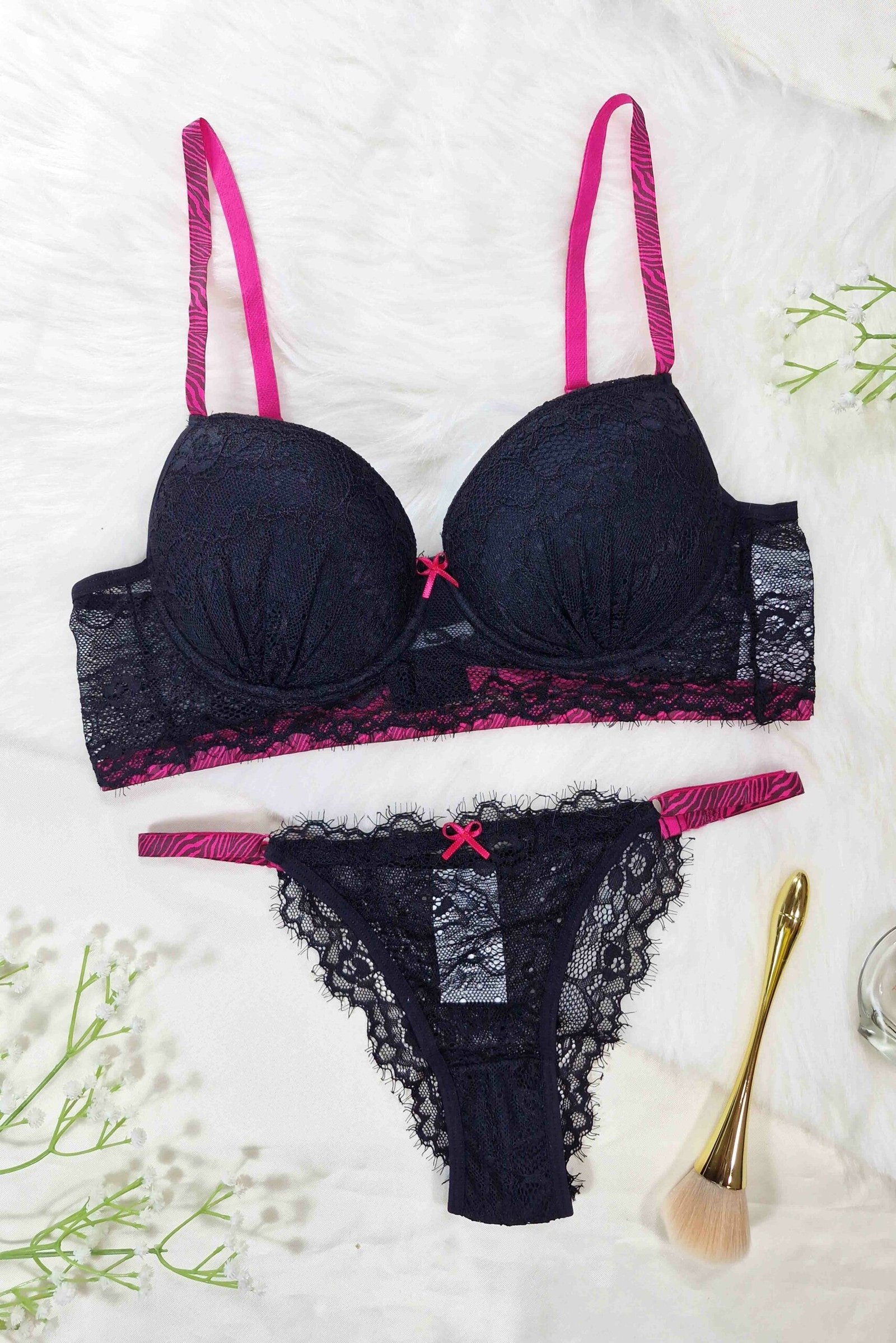 Conjunto de Bojo com Renda e Alça Animal Print – Doce Malícia - Imagem 14