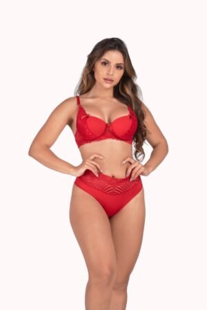 Conjunto em renda com fio duplo – Doce Malícia