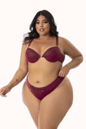 Conjunto nadador plus size em microfibra – Doce Malícia