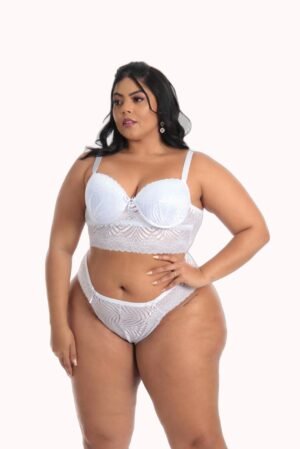 Conjunto Plus Size Feminino de Renda – Doce Malícia