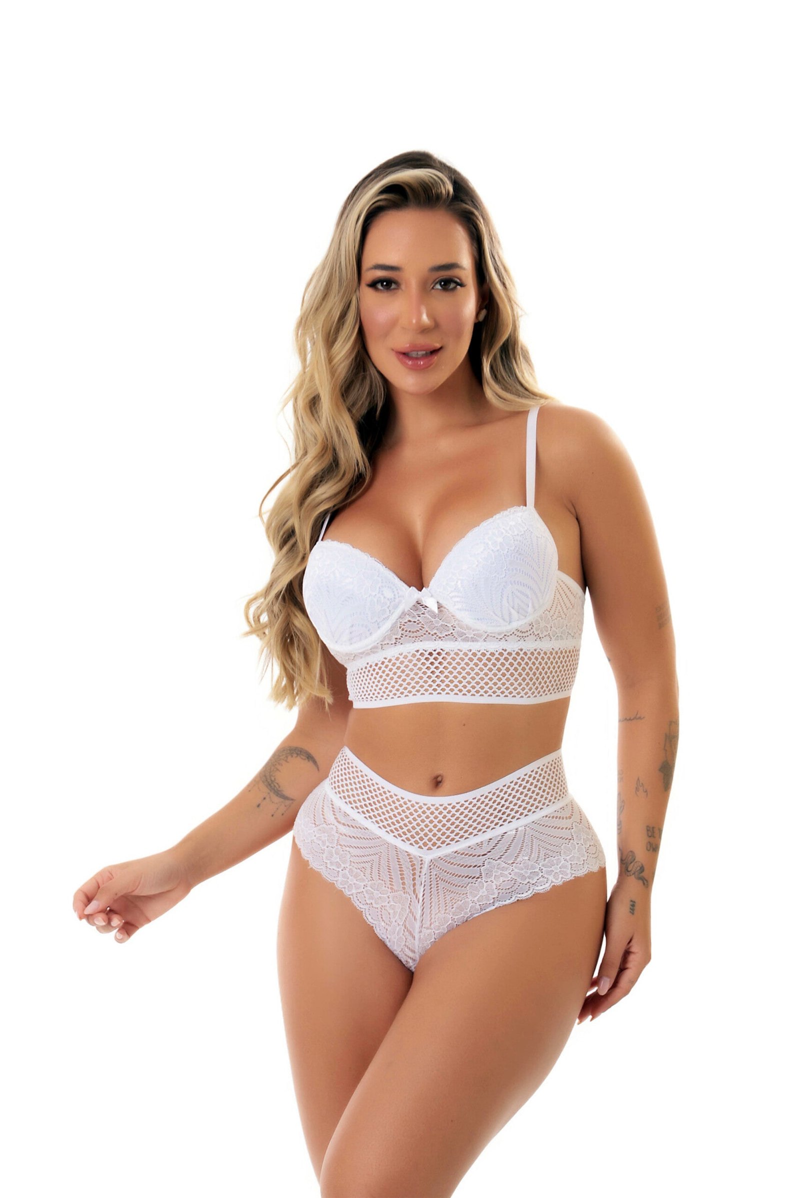 Conjunto Sensual de Bojo com Elástico Bordado – Doce Malícia - Imagem 9