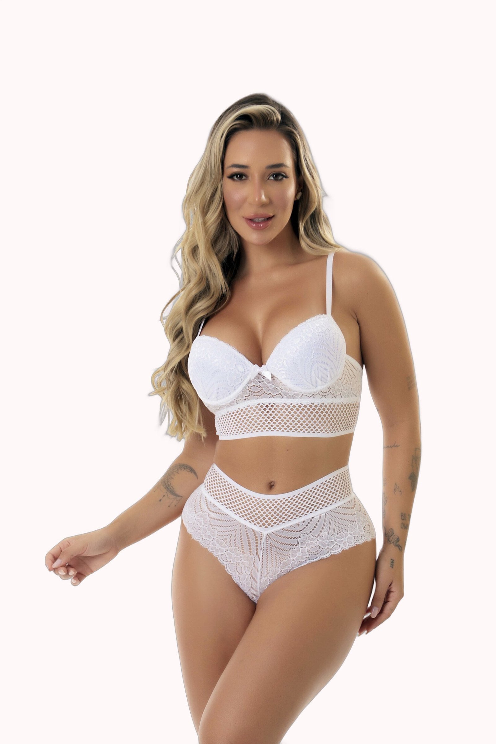 Conjunto Sensual de Bojo com Elástico Bordado – Doce Malícia - Imagem 4