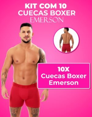 Kit 10 Cuecas Boxer Emerson – Doce Malícia