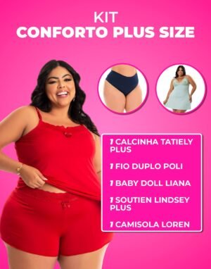 Kit Conforto Plus Size â 5 Produtos â Doce MalĂcia