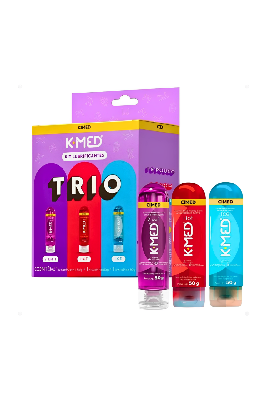 Kit K-Med Trio | Hot + Ice + 2×1 – Tripla Sensação – 50g Cada – Doce Malícia - Imagem 3